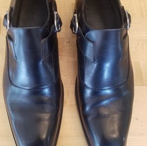 Men's Black Leather Esquivel Shoes sz11